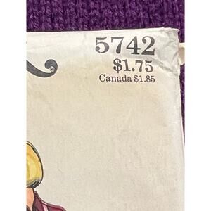 Butterick 5742 Pattern house coat robe 1970s size 14